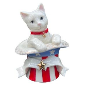 Lenox Patriotic Cat